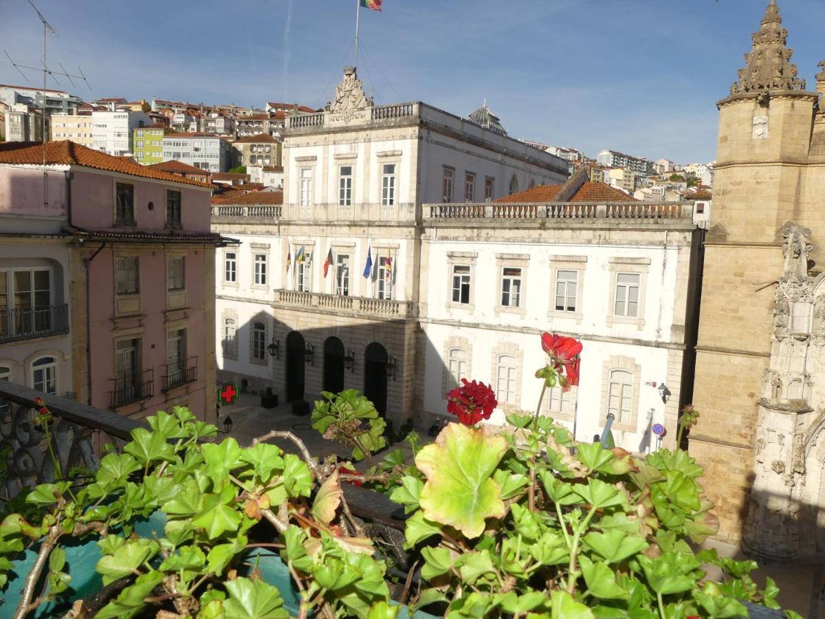 Отель Pensao Santa Cruz Коимбра Экстерьер фото