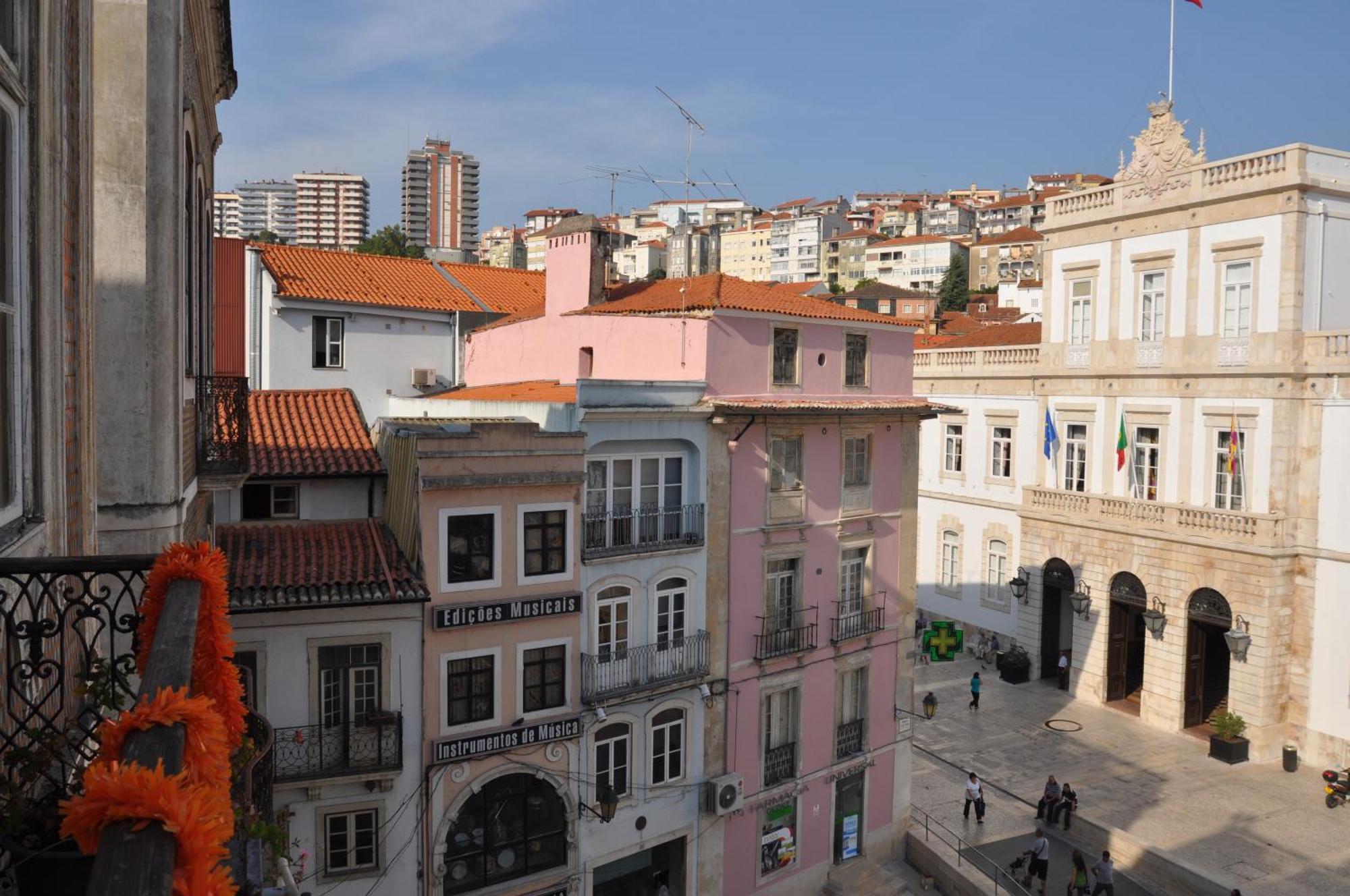 Отель Pensao Santa Cruz Коимбра Экстерьер фото