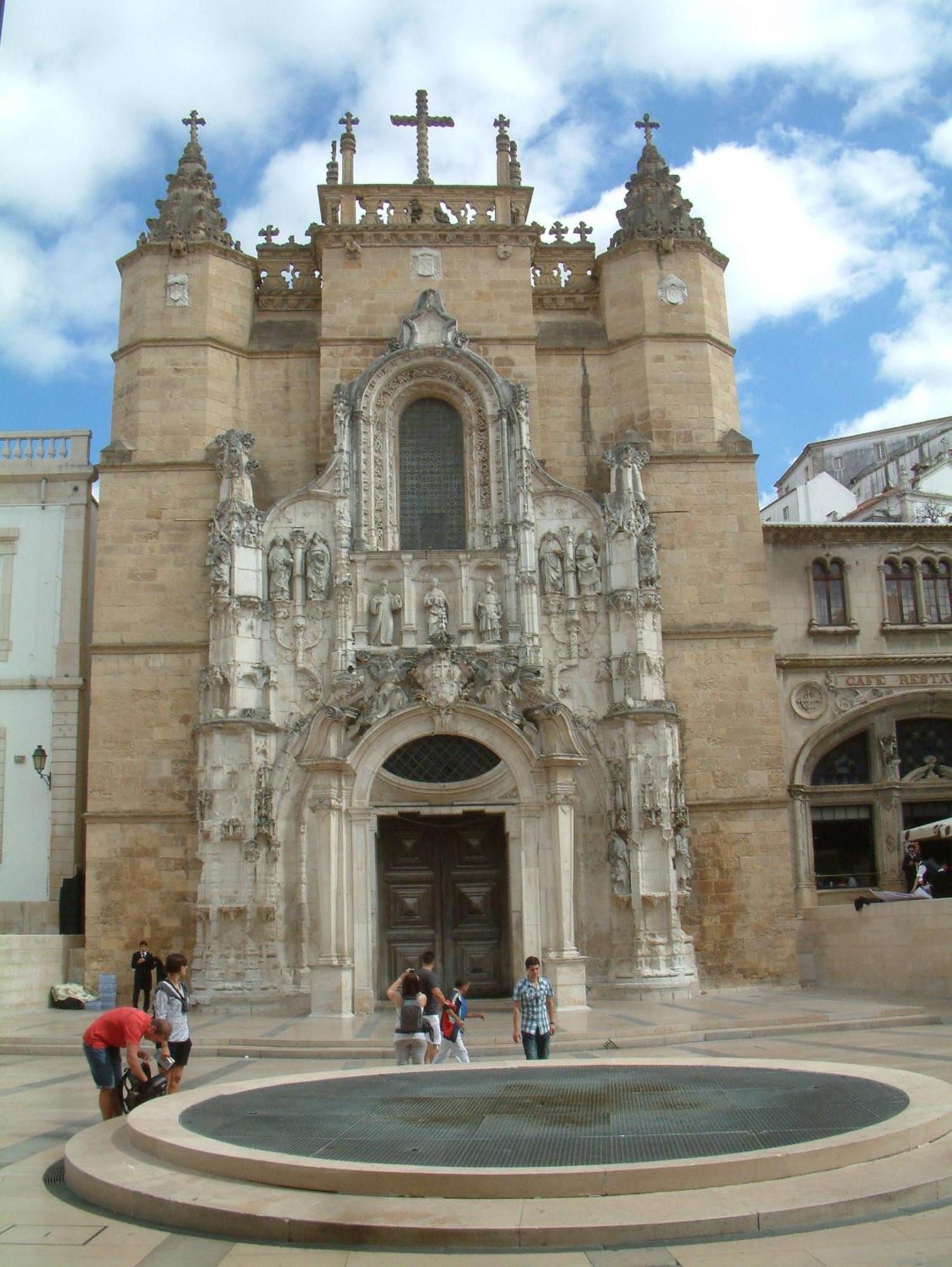 Отель Pensao Santa Cruz Коимбра Экстерьер фото